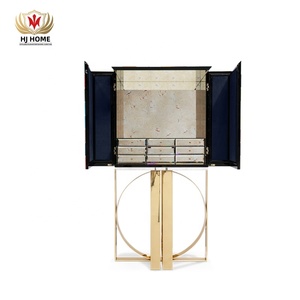 HJ Home Sala de estar comedor lujo moderno almacenamiento de madera colorido hecho a mano vino gabinetes Boca Do <span class=keywords><strong>Lobo</strong></span> Pixel gabinete - Product Image 3