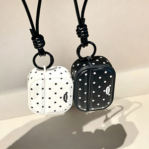 Funda Protectora de Cuero con Diseño de Puntos Minimalista, Correa Antipérdida, Estilo Coreano, Impermeable y Resistente a Impactos - Product Image 4