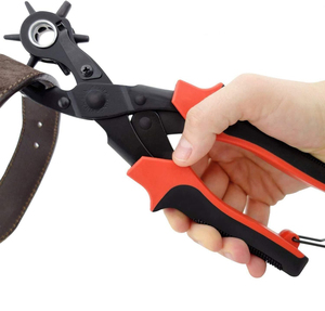 Kit d'outils de perforation pour cuir à trous ronds, machine à poinçonner le cuir, ensemble d'outils pour trous de ceintures - Product Image 1