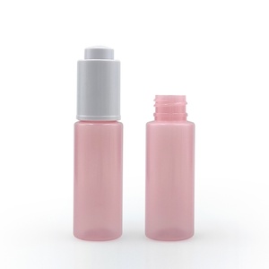 Customized Printing pink Color 60ml Pet <b>Bottle</b> with <b>Dropper</b> Serum <b>Bottle</b> Pet with <b>Dropper</b> Lid - Product Image 5