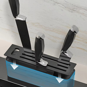 Nueva tendencia, fregadero inteligente de cascada antiarañazos en relieve de panal multifuncional <span class=keywords><strong>con</strong></span> arandela de taza, fregadero de cocina - Product Image 3