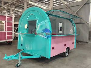 Camión de comida comercial personalizado sin motor para venta de perritos calientes y bebidas - Product Image 6