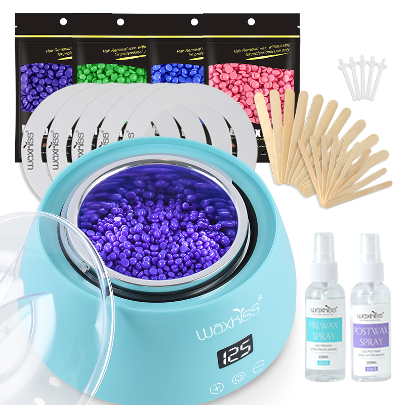 Профессиональный восковой нагреватель для удаления волос, электрический восковой нагреватель белого и черного цвета, набор для нагревания воска парафином