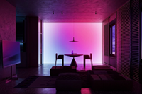 P30RGBW Panneau animé programmable conçu sur mesure Plafond flexible UV Boîte à lumière RVB