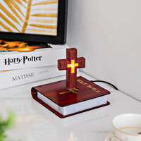 Precio de fábrica Regalos de Navidad Biblia de levitación magnética Artículos para el hogar Cruz flotante de levitación única Biblia Decoración para el hogar