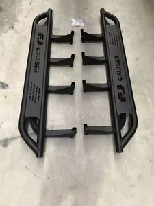Marchepieds latéraux en acier 4x4 tout-terrain pour FJ Cruiser – Protection optimale pour voiture – Offre spéciale - Product Image 3