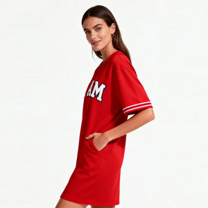 T-shirt de <span class=keywords><strong>baseball</strong></span> respirant pour femme, style hip-hop, uniforme sportif décontracté, chemise boutonnée, robe t-shirt de <span class=keywords><strong>baseball</strong></span> - Product Image 2