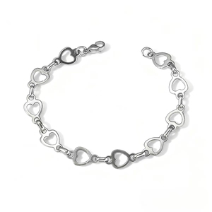 Pulsera de Cadena con Corazón, Diseño Popular 2026, Estilo Hiphop, Acero Inoxidable, Unisex, Joyería de Moda, Venta al Por Mayor - Product Image 6