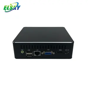 Elsky Nano Mini PC N67 Với CPU Kaby Hồ 7th Gen Core I5 Máy Tính PC Chơi Game 12V-19V Điện Áp Rộng Máy Tính Để Bàn/Tường Treo