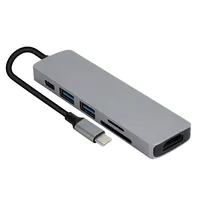 VCOM סוג-c רכזת רב תפקודי מחשב Tablet תחנת עגינה HDMI 4K USB 3.0 פ"ד 60W USB-C dock עבור מחשב נייד