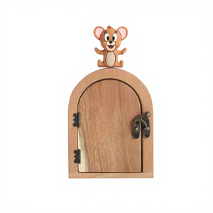 Adhesivos Decorativos de Pared con Marco de Interruptor de Madera Ecológicos y Creativos, Decoración Anti-Impactos para Bebés, Enchufe de Bambú Moderno - Product Image 4