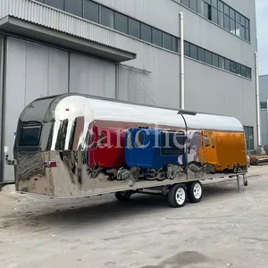 Camion de voyage mobile en acier inoxydable personnalisé Canche, remorque de camping de 7 m entièrement équipée - Product Image 5