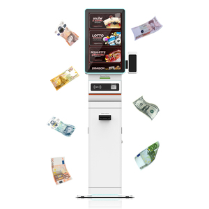 Tiền mặt chấp nhận bộ sưu tập máy maquina cobro efectivo không dùng tiền mặt thanh toán hệ thống 23.6inch tự dịch vụ tiền mặt thanh toán kiosk - Product Image 4