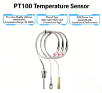 Sonde de résistance thermique en platine Pt100, capteur de température, transmetteur de température de type K