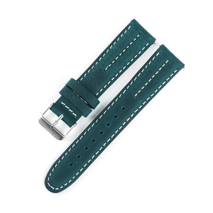 Bracelet de montre en cuir véritable Crazy Horse 20mm 22mm bracelets en cuir de veau bracelets de montre <span class=keywords><strong>vintage</strong></span> marron café vert bleu Bracelet pour <span class=keywords><strong>Panerai</strong></span> - Product Image 5