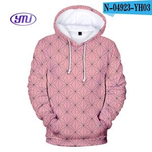 Tanjiro nezuko เสื้อฮู้ดพิมพ์ลายอนิเมะ66สไตล์เสื้อผ้าคอสเพลย์ถอดเสื้อมีฮู้ดฆ่าคน - Product Image 3