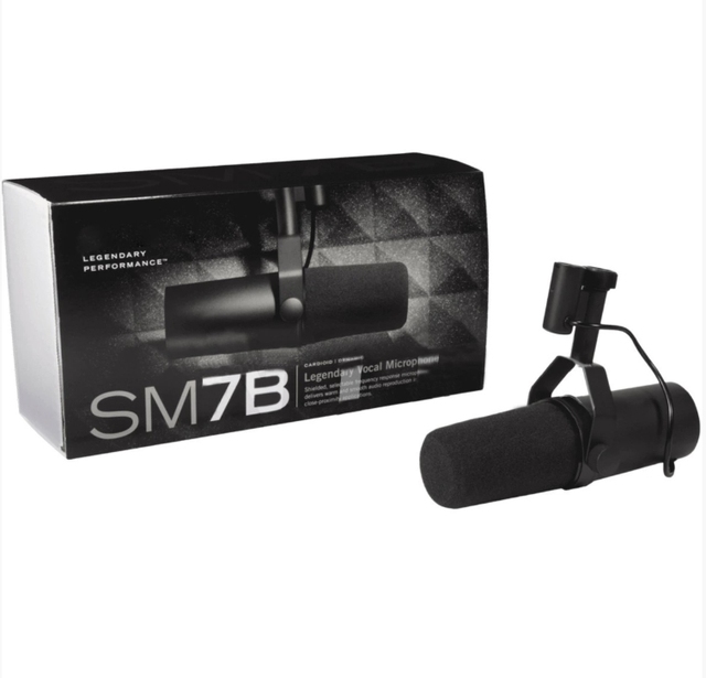 Popular SM7B Cardioid Studio Microphone Dynamic Vocal Studio Broadcast Microphone Sure Shur Micro Sm7b