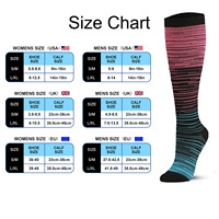 Chaussettes de compression de sport Offre Spéciale Running 20-30mmhg Chaussette de compression graduée pour infirmières