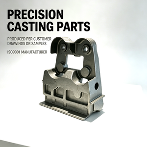Base de Soporte Estructural Integrada de Acero Fundido Mecanizado con Doble Pivote y Soporte de Enlace, Base de Fundición Mecanizada por CNC - Product Image 1