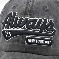 Casquette de baseball OEM 6 panneaux en coton lavé avec logo brodé 3D en relief personnalisé pour les grossistes, usine BSCI, faible MOQ, prix direct