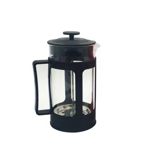 Fabrik preis Tragbarer Kunststoff griff Tee French Press Maker Travel Pot