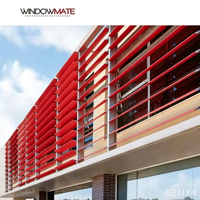 Panneau de plafond à persiennes en aluminium, réglable, étanche, léger, durable, ventilé, décoratif, économe en énergie
