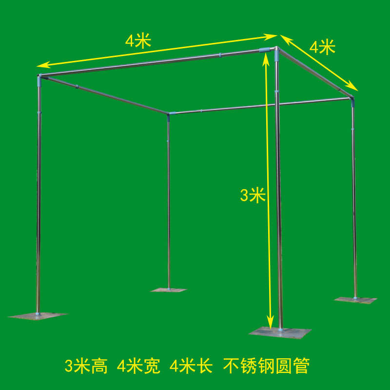 3 m altezza 4 m larghezza 4 m lunghezza