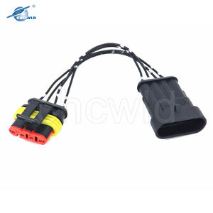 Connecteur femelle étanche à 4 broches pour faisceau de câbles automobile Connecteur superseal série 1.5mm 282088-1 - Product Image 4