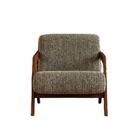 Fauteuils Rétro Ailes Dorées Luxe Nordique Mobilier Moderne Fauteuil en Bois Velours Cuir Canapé Salon Maison Chaises d'Appoint