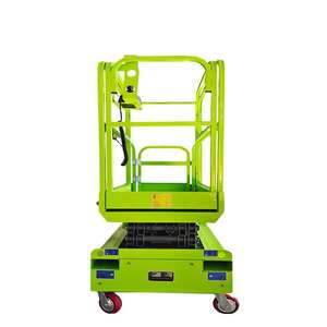 Высотная Рабочая платформа, небольшая полуэлектрическая самоходная многофункциональная подвижная подъемная платформа, электрический ножничный подъемник - Product Image 4
