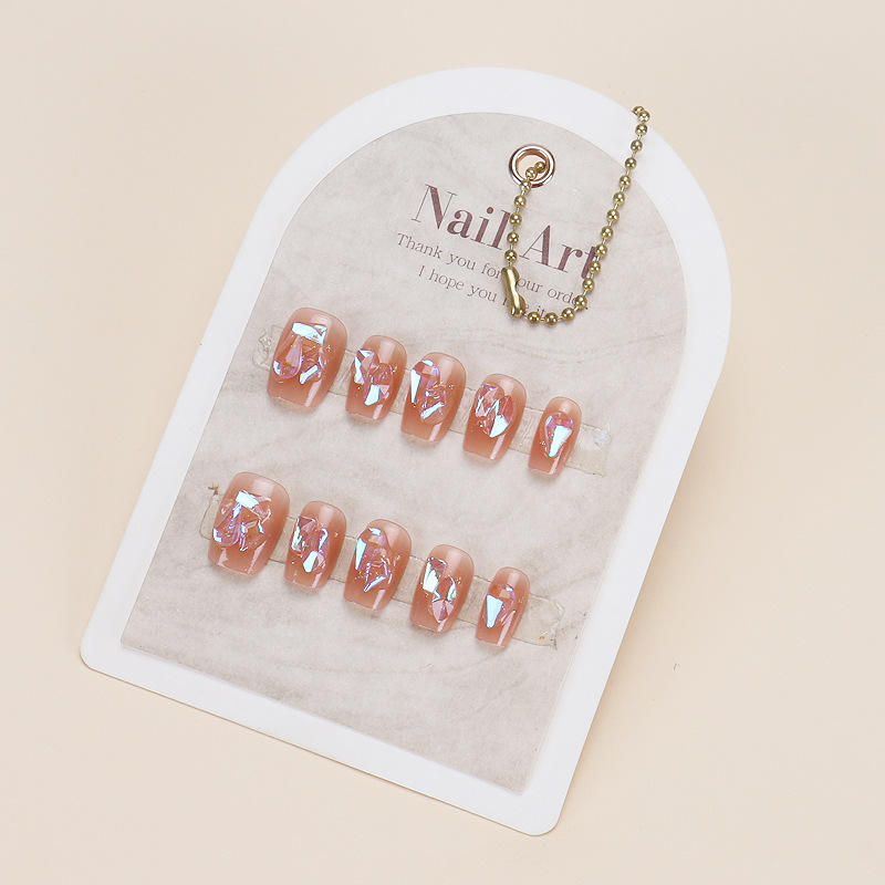 91เล็บทำด้วยมือขนาด10ชิ้นกล่อง