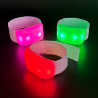 Nuevas Ideas 2026 Pulsera Luminosa DMX con 15 Colores LED, 10 Zonas, Correa de Velcro, Generador de Atmósfera, Control Remoto de 433MHz, Portátil