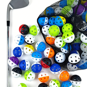 Balles de golf d'entraînement OEM ODM en EVA creuses, durables, de haute qualité, mini-balles souples pour entraînement en intérieur, balles de golf pour swing, logo personnalisé - Product Image 1