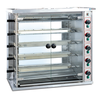 Four à poulet rôtissoire multi-style à gaz commercial Offre Spéciale en acier inoxydable