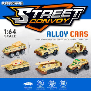 Tanque de Aleación a Escala 1:64, Juguete Militar Educativo, Set de Vehículos con Lanzamisiles, Camión, Modelo de Auto Fundido a Presión Personalizado para Niños, Educación Temprana - Product Image 2