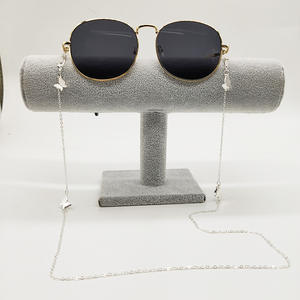 Elegante diseño de mariposa cadenas de anteojos de Metal para mujer collar cordón retenedor para <span class=keywords><strong>gafas</strong></span> de lectura - Product Image 4