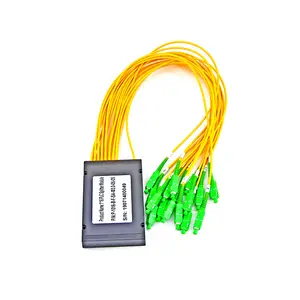 热销FTTH ABS光纤带SC/APC连接器1x16 Abs盒PLC分路器