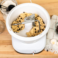 Robot pâtissier électrique de cuisine pour pizza et pain, fonction de fermentation, machine à pétrir la pâte 6,5 QT avec crochet pétrisseur et fouets métalliques