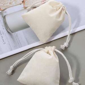 Heavy Duty Cotton <b>Rope</b> Drawstring <b>Bags</b> with Letter Pattern Customizable Size for Travel Groceries & Outdoor Activities - Product Image 4