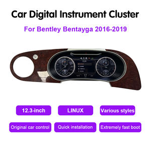 Krando 12.3 ''Linux Dashboard Paneel Autocockpit Voor <span class=keywords><strong>Bentley</strong></span> Bentayga 2016 - 2019 Digitale Cluster Snelheidsmeter Display-Instrument - Product Image 4