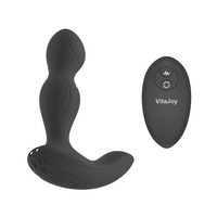 VitaJoy Télécommande sans fil, Vibrateurs, Perles anales, Plug vibrant rotatif, Godemichés vibrants, Jouets sexuels de massage de la prostate pour femme
