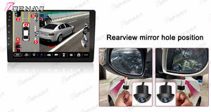 Camera toàn cảnh 360 với đầu vào video và chức năng nhìn đêm Hỗ trợ đảo ngược xe hỗ trợ khâu toàn cảnh - Product Image 3