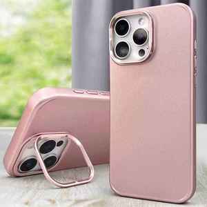 Étui <span class=keywords><strong>de</strong></span> <span class=keywords><strong>téléphone</strong></span> portable en cuir PU microfibre <span class=keywords><strong>de</strong></span> luxe neutre avec support magnétique, compatible TPU PC XS 14 Pro, protection personnalisée - Product Image 4