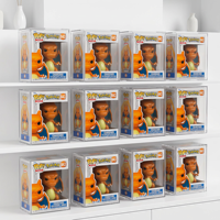 Boîte de présentation en acrylique transparente pour figurines de collection, vente en gros d'usine, boîte de protection Marvel, boîte en acrylique