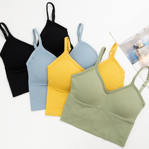 <span class=keywords><strong>Reggiseno</strong></span> Sportivo da Donna Senza Schienale a Forma di U, Canotta Sexy con Imbottitura Rimovibile, Top da Yoga Senza Ferretto - Product Image 2