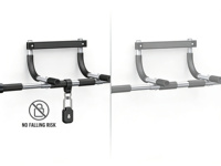 FORTUNE LAND - Barra de Entrenamiento Plegable y Resistente para Colgar en la Puerta, con 1 Año de Garantía, para Uso Doméstico