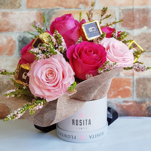 Bó Hoa Cưới Bao Bì Đồng Bằng Màu Đen Tăng Vòng Xi Lanh Hat Hộp Các Tông Xách Tay Hoa Bộ Quà Tặng Hộp - Product Image 3