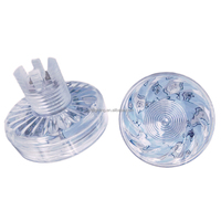 Lumières LED RGBW Cabochon à Pixels Préprogrammées IP65 48mm 110V pour Aménagement Paysager et Parcs d'Attractions