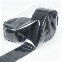 Bande auto-agrippante double face en nylon noir, attache-câble réutilisable, fixation rapide, rouleau de 20-150 mm pour chaussures