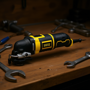 Herramienta Multifunción Stanley FatMax 650W de Velocidad Variable para Cortar, Lijar y Taladrar Madera, Metal y Plástico - Product Image 3